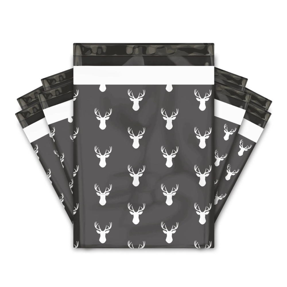 10 pcs Poly mailers 10 x 13 deer print